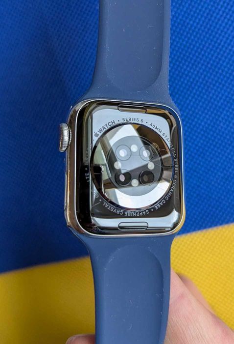 едішн Стальні Apple Watch 6 40 Stainless Steel silver Все працює