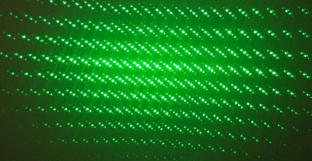 Фонарь лазер зеленый