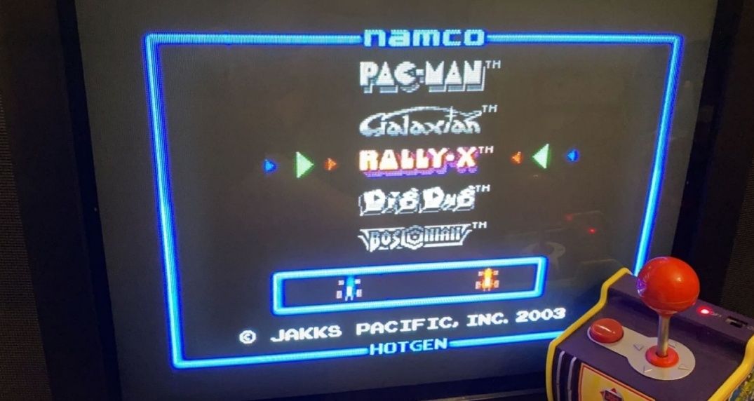 Namco Pacman Arcade Jakks TV