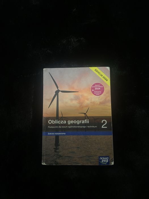 Podrecznik oblicza geografi klasa 2 zakres rozrzeszony, nowe wydanie.