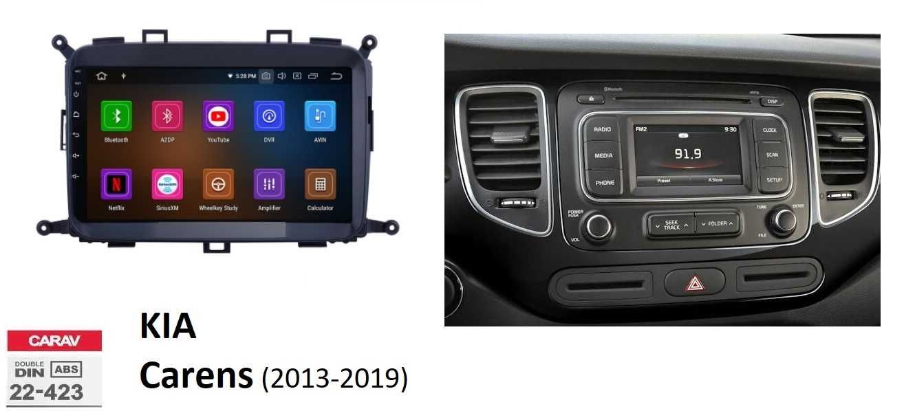 (NOVO) Rádio 2DIN • KIA Carens (De 2006 até 2019) • Android [4+32GB]