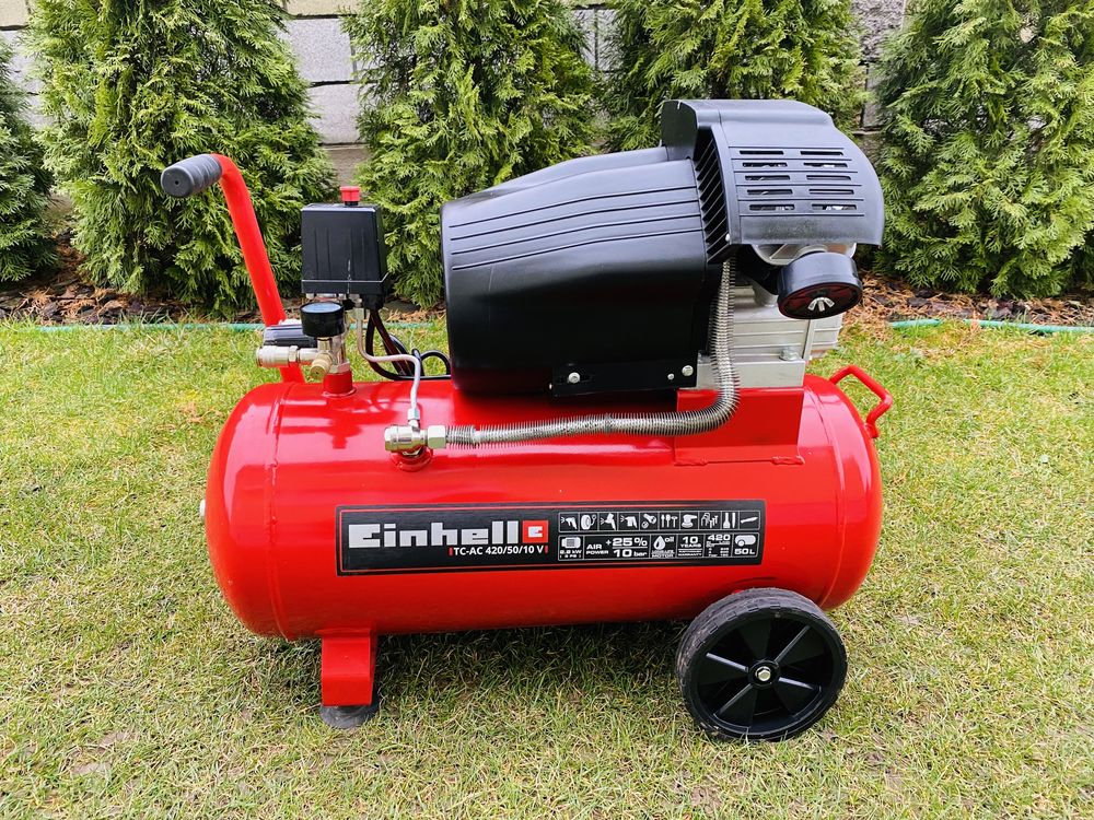Компрессор Einhell TC-AC 420/50/10 V, 2200Вт, 50л, 420л/хв