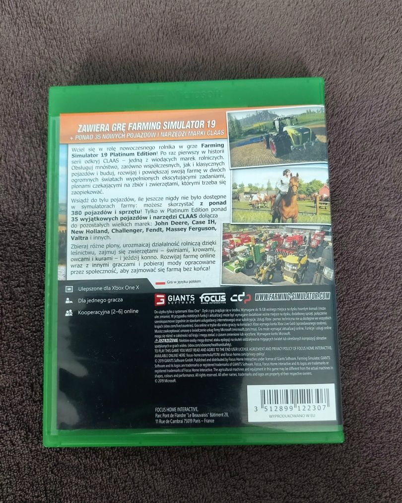 Gra Farming Simulator 19 Platinum Edition XBOX ONE