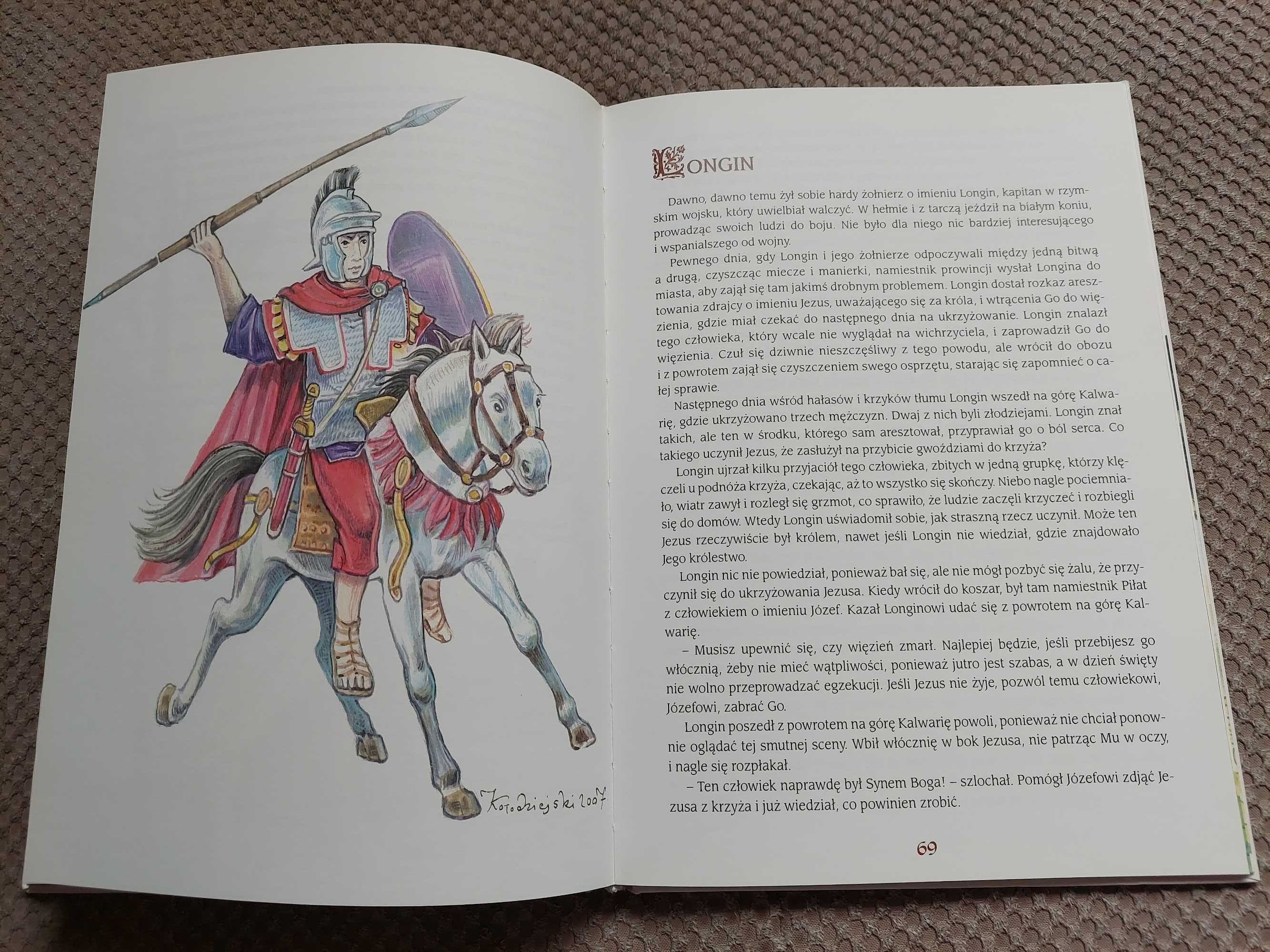 "Opowieści i legendy o świętych dla najmłodszych"