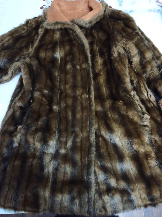 Kożuch dwustronny, ciepły