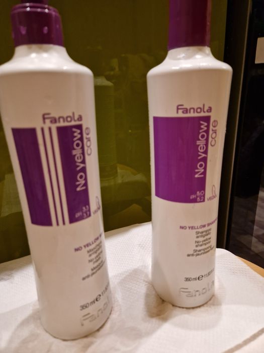 Fanola szampon i odżywka do włosów blond