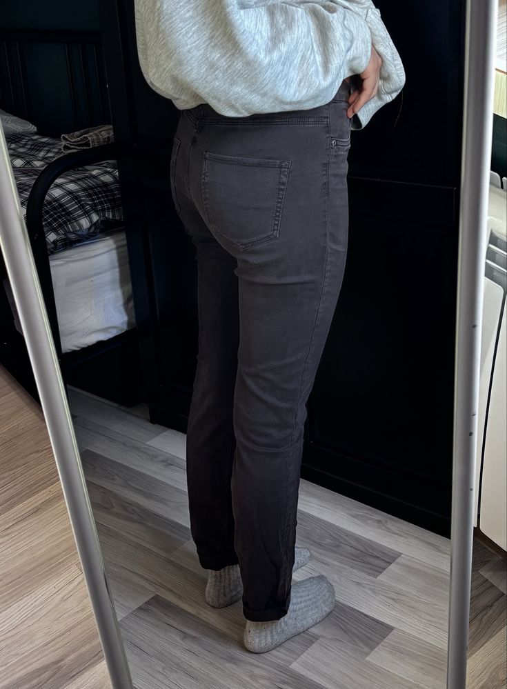 Spodnie czarne rurki H&M 36