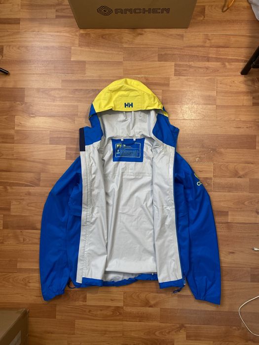 (М) UKR Ветровка весенняя курточка на мембране HELLY HANSEN куртка hh