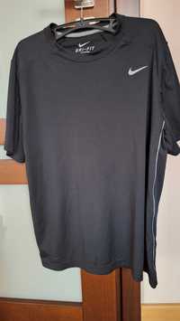 T-shirt L Nike Dri-Fit sportowy czarny