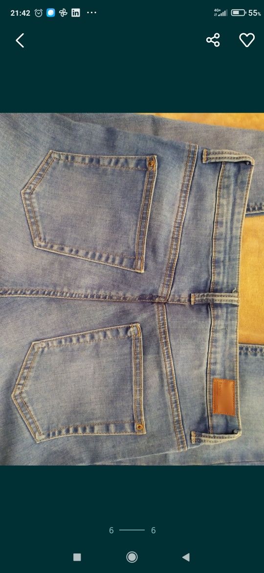 Jeans verão (finos) skinny (pernas justas) n° 38