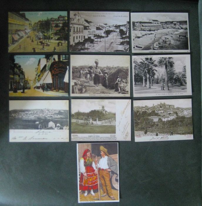 50 Postais Coleção Selos e Postais de Portugal: Três séculos História