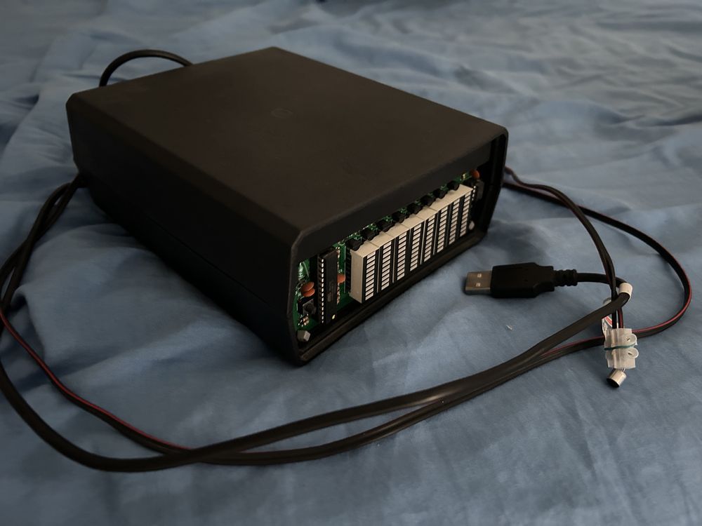 Spectra- analizator widma audio AVT5866 w obudowie plus wzmacniacz mik