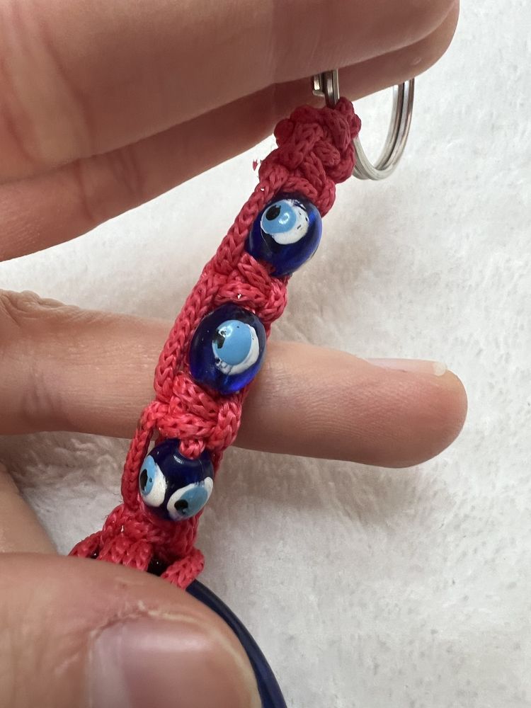Breloczek brelok evil eye handmade ręcznie robione oko proroka modny