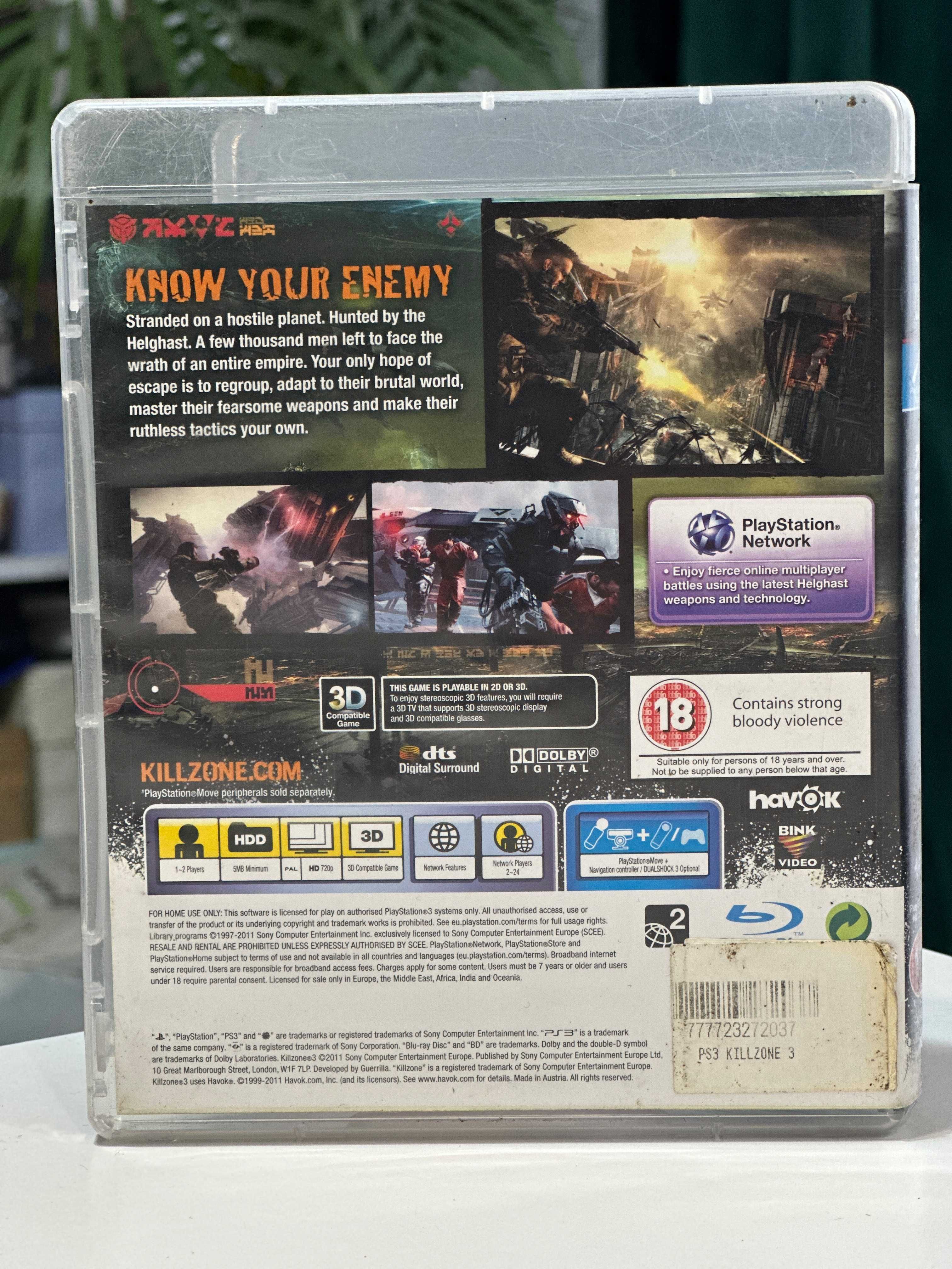 Gra Killzone 3 PS3 PlayStation 3 Kill zone