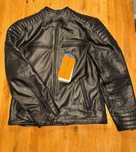 Kurtka skórzana REBELHORN HUNTER II BLACK czarny - rozmiar 2XL
