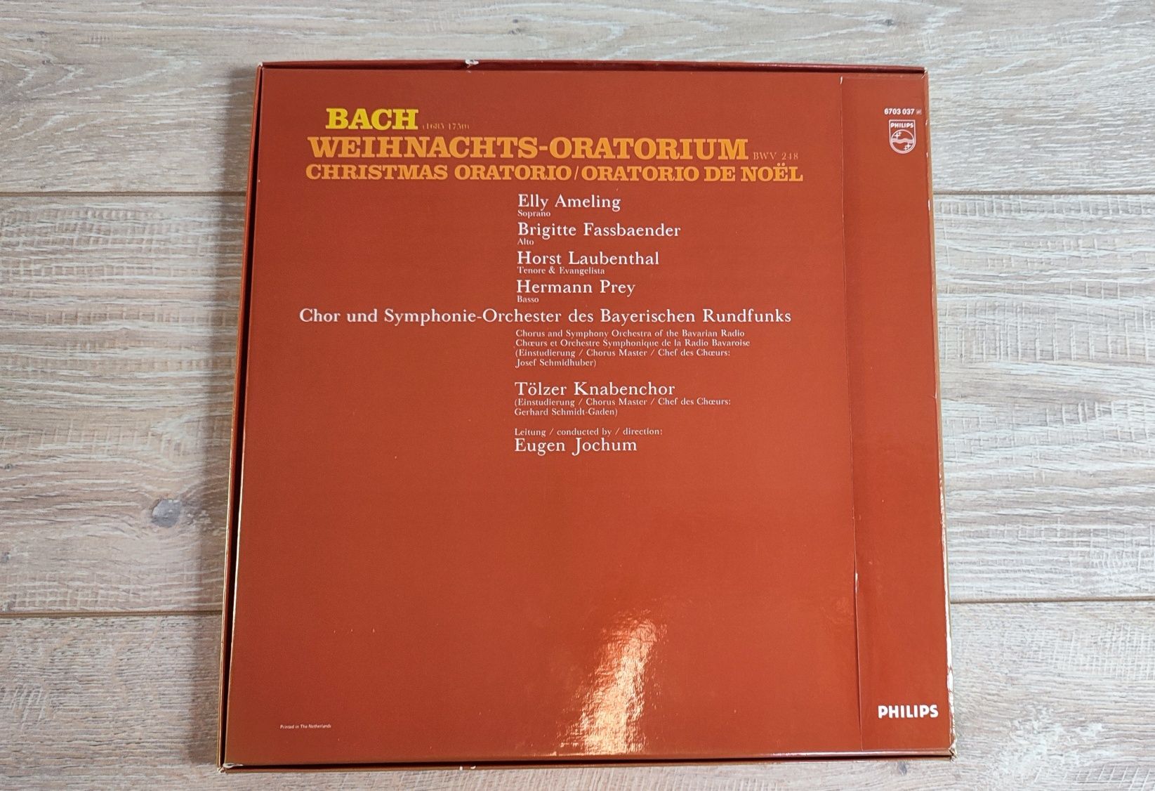 Jan Sebastian Bach Oratorium Bożonarodzeniowe 3 płyty winylowe