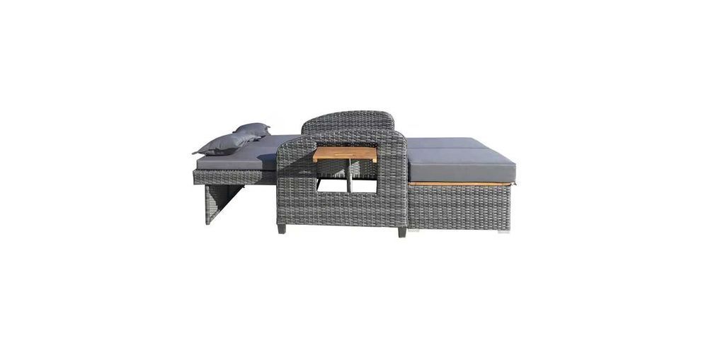 Sofa ogrodowa rattanowa BARI z funkcją relaksu