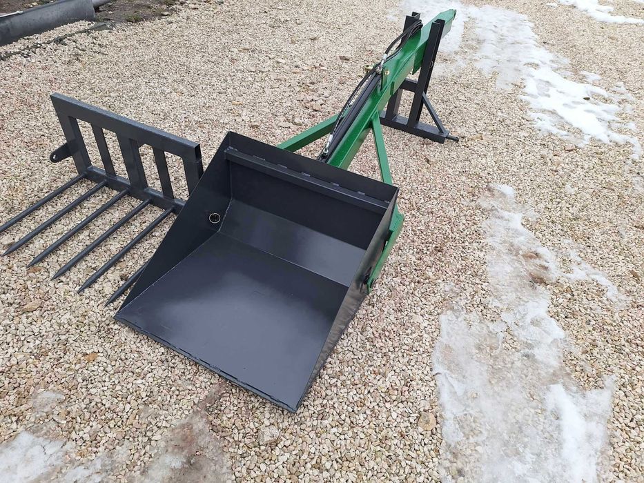 ładowacz na tył ciągnika łyżka widły do załadunku tur tył
