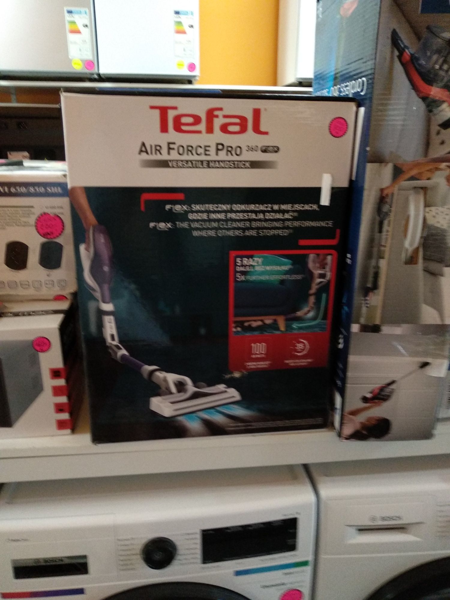 OUTLET Janki ul Wspólna 6 Odkurzacz TEFAL Air Force Flex 360 TY9479