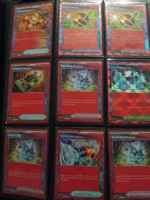 Várias cartas Pokémon