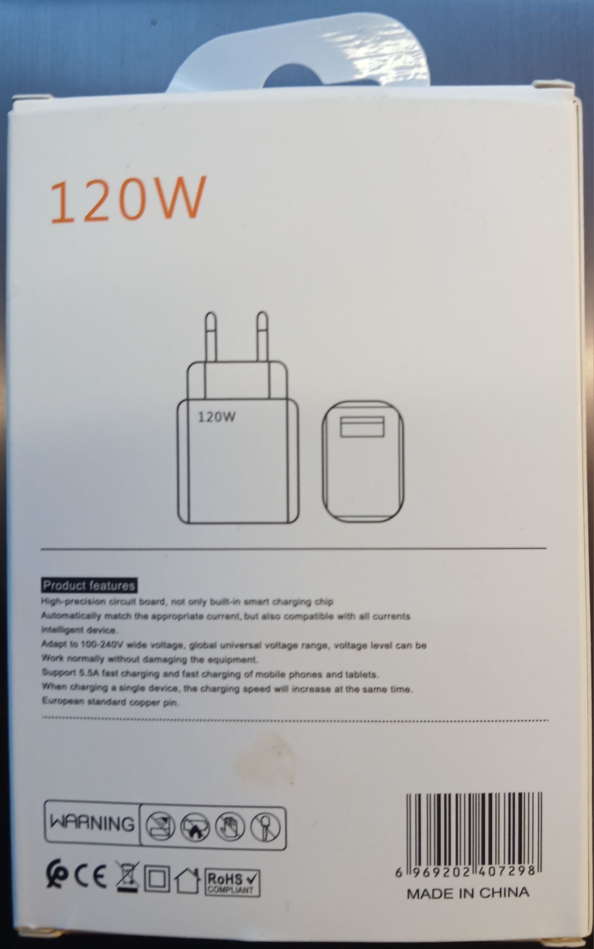 Ładowarka sieciowa USB 120W