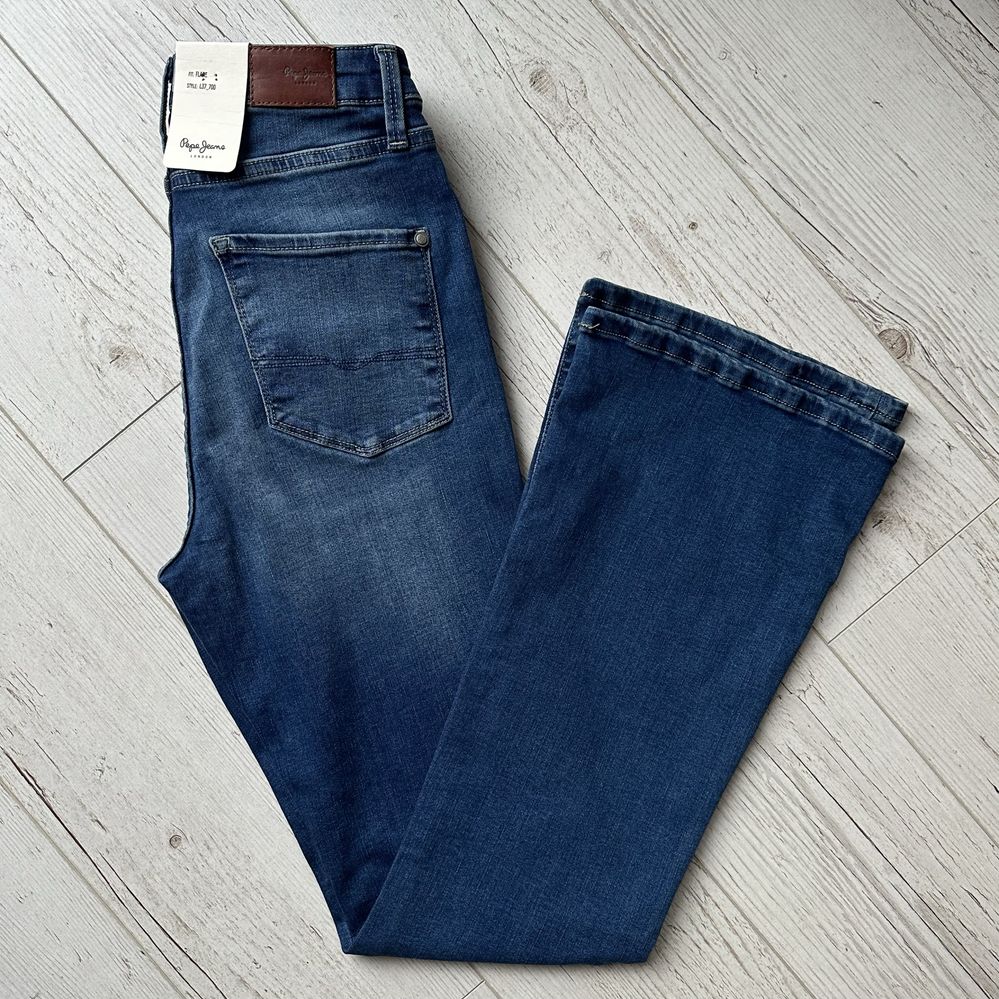 Jeansowe spodnie dzwony Flare Pepe Jeans 28/30