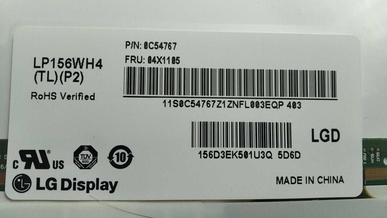Матрица LG LP156WH4 для Lenovo Thinkpad E531 TYPE 6885-1P5
