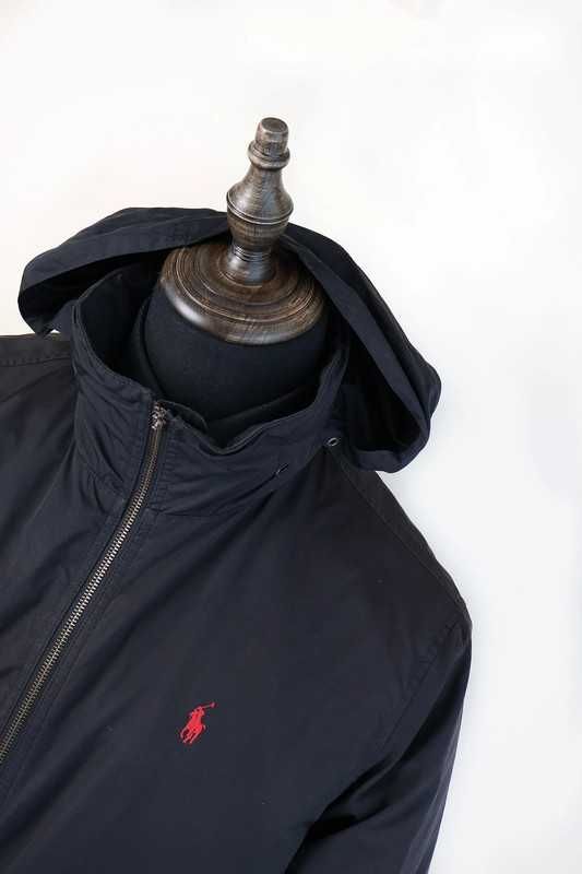 Kurtka męska z kapturem oryginalna Ralph Lauren czarna XL
