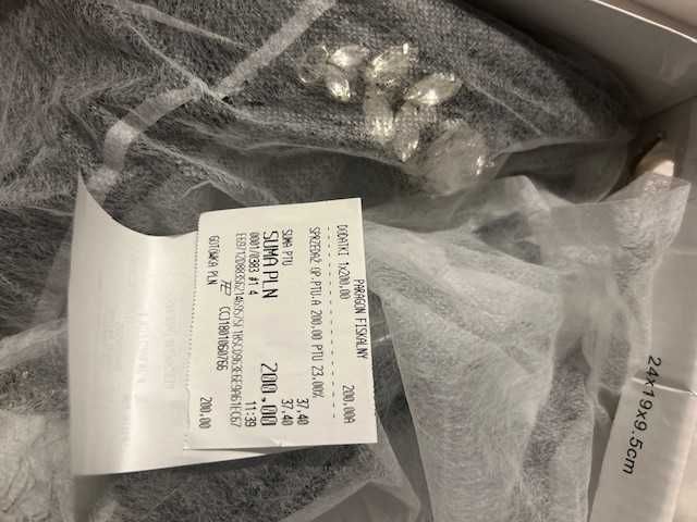 czółenka na obcasie, przezroczyste buty z eleganckimi dodatkami