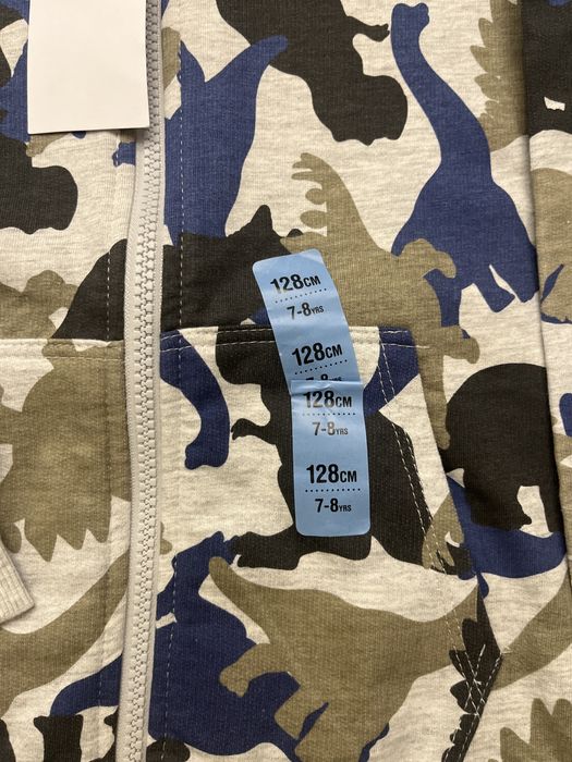 Bluza dla chłopca szara nowa Sinsay 128 cm