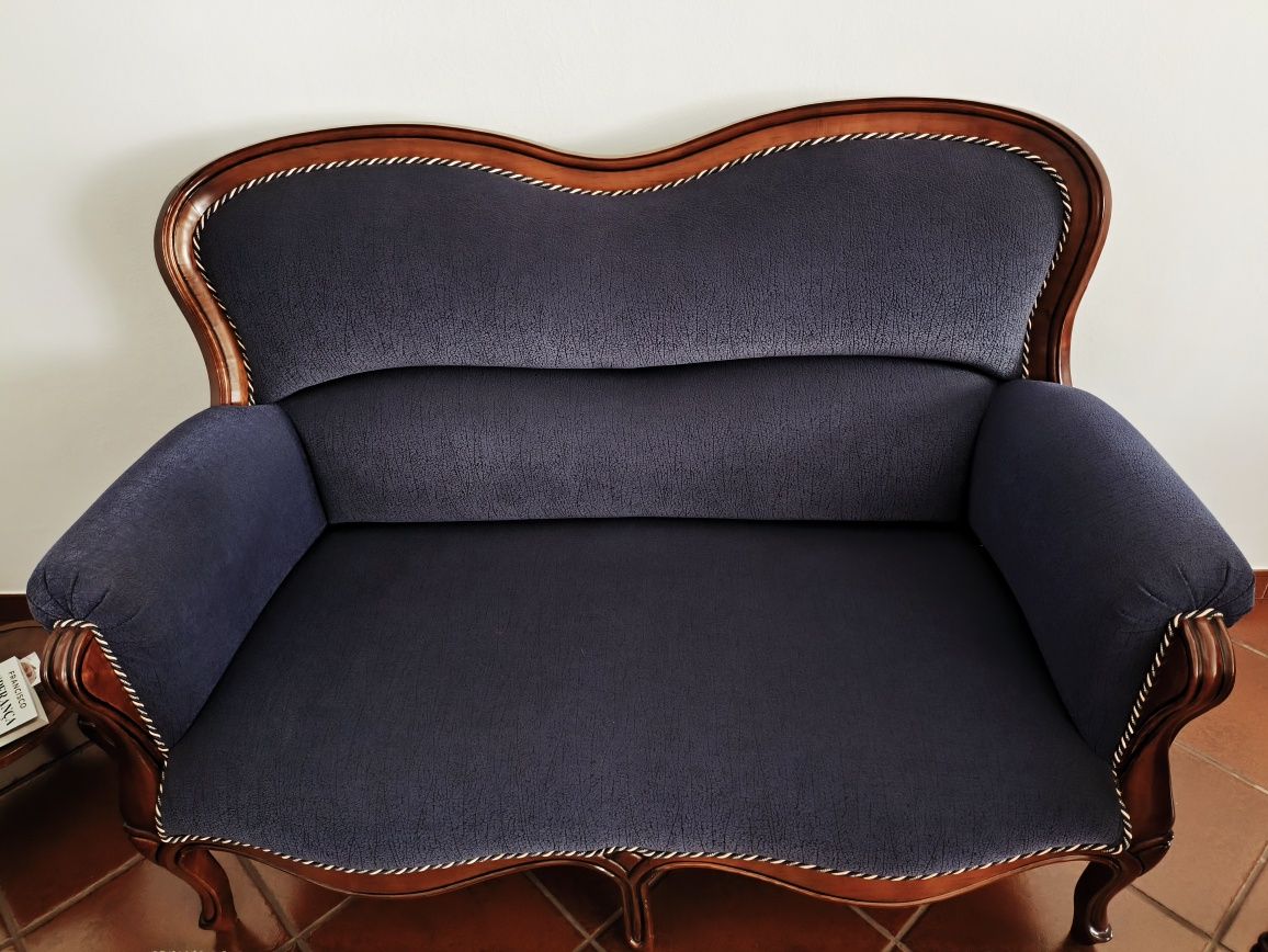 Conjunto Sofá mais 2 Cadeirões Vintage