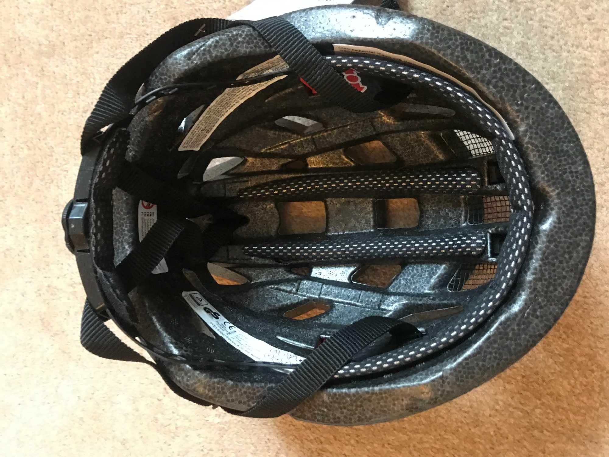 Kask UVEX I-VO CC rowerowy / rolkowy czerwono-szary M 52-57 cm