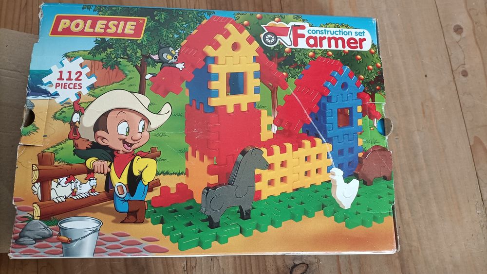 Klocki wafle (małe Farmer i duże inny zestaw)