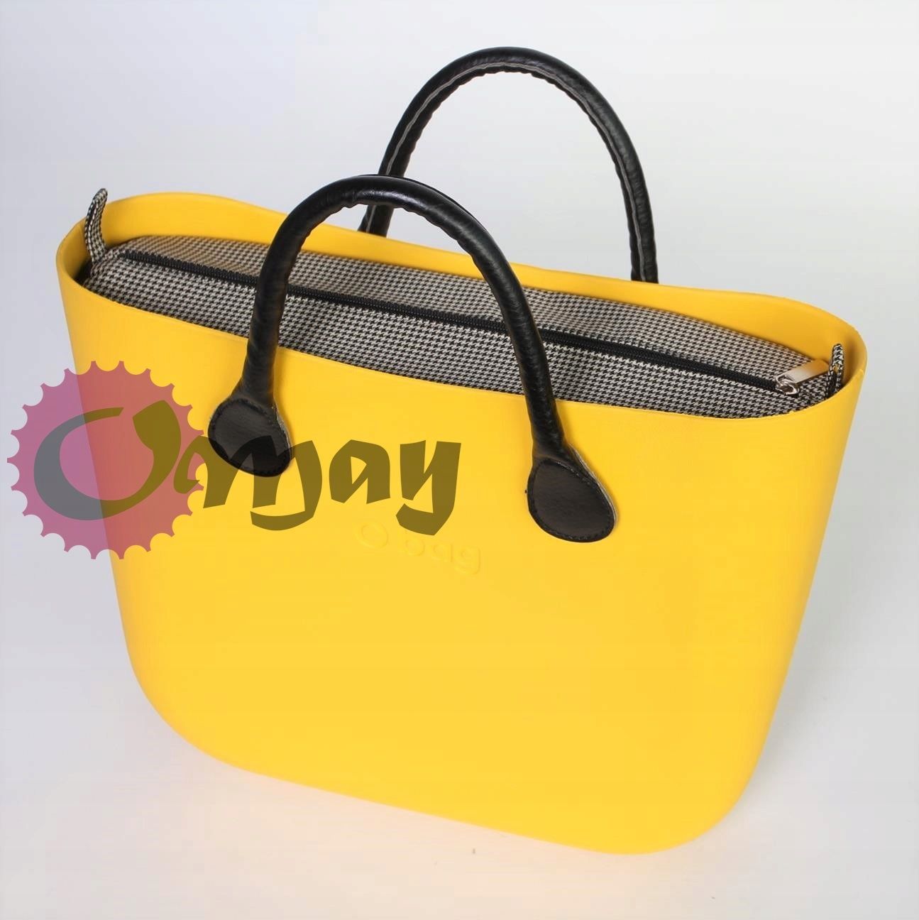 organizer do OBAG STANDARD pepitka czarna piaskowa 2 kieszenie OMAY