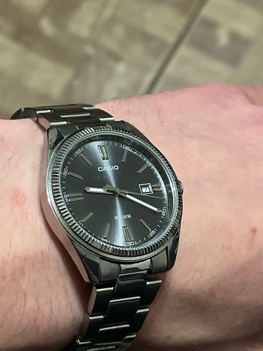 Casio MTP-1302D-1A1 Оригінал | Стан як новий | Сріблястий циферблат