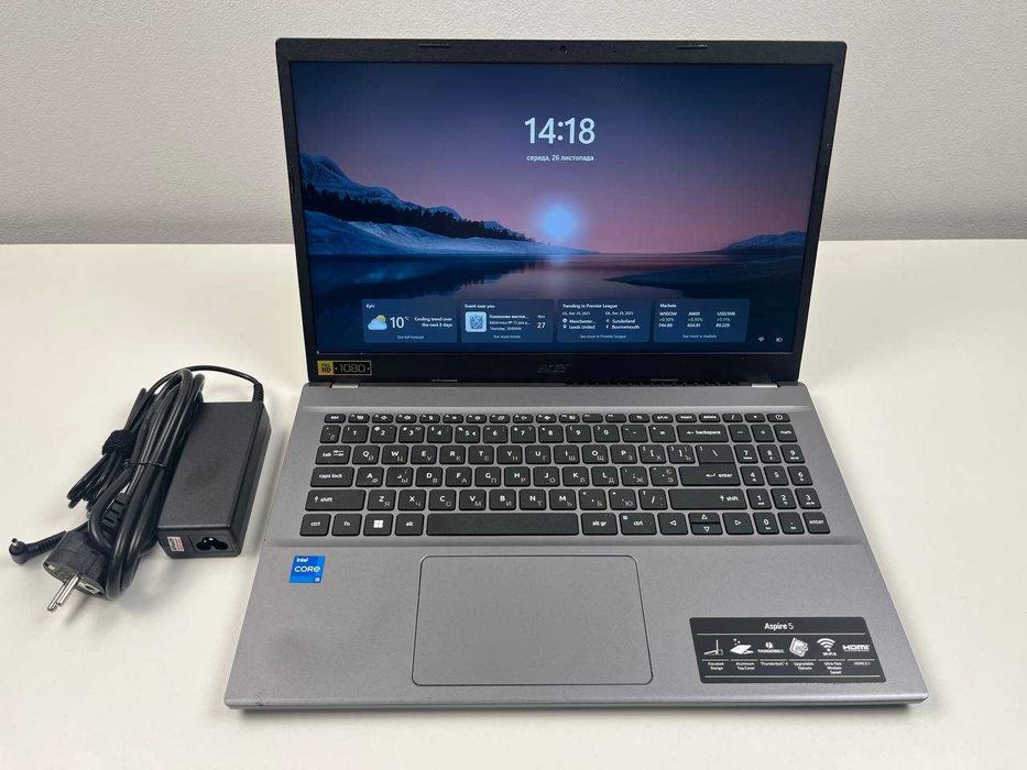 Ноутбук Acer Aspire A515-57 15.6" i5-12450H 8GB Iris Xe 256GB M.2 SSD