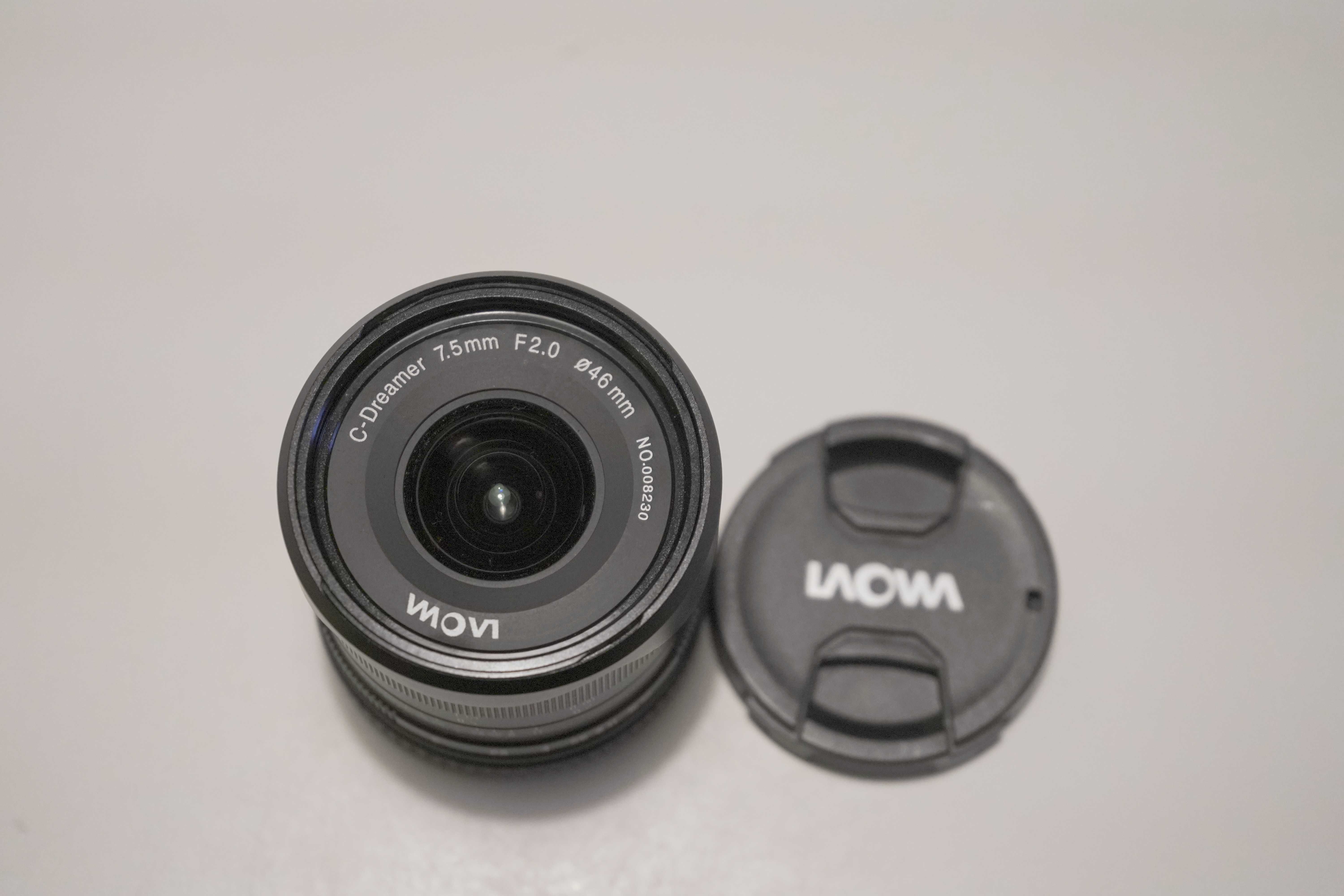 LAOWA 7.5 mm f/2.0 C-Dreamer Standard / Micro 4/3 - czarny metalowy