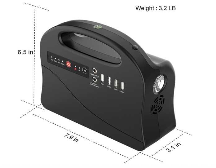 Зарядная станция EnginStar 120Wh 100W павербанк (типо Ecoflow)