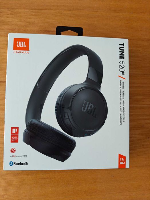 słuchawki JBL TUNE 520BT - Oryginalne - 100% NOWE słuchawki bluetooth!