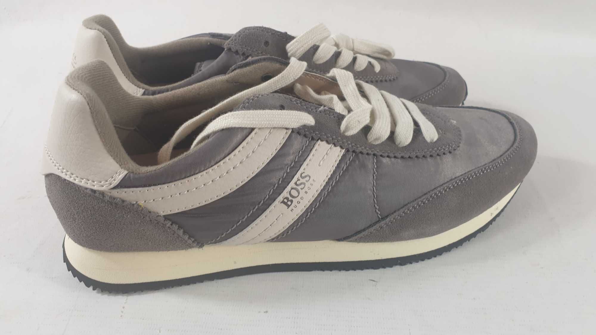 Hugo Boss buty męskie sportowe Hugo Boss Medium Grey rozmiar 44