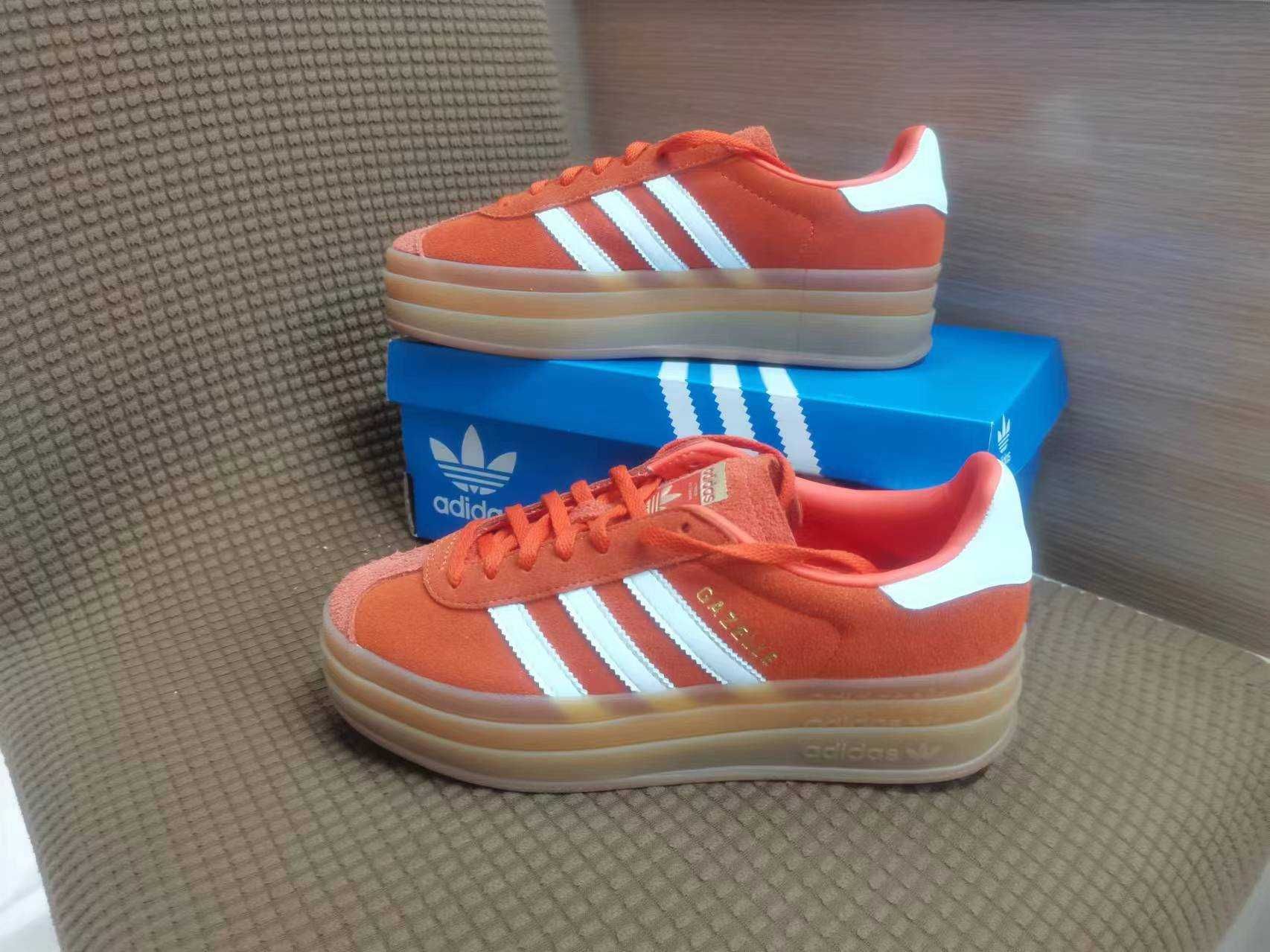 adidas Gazelle Bold Collegiate Orange Gum 38(Women's)