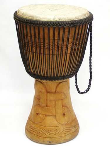 Djembe Ghana 14" Afro Drum - duży bęben afrykański made in Ghana