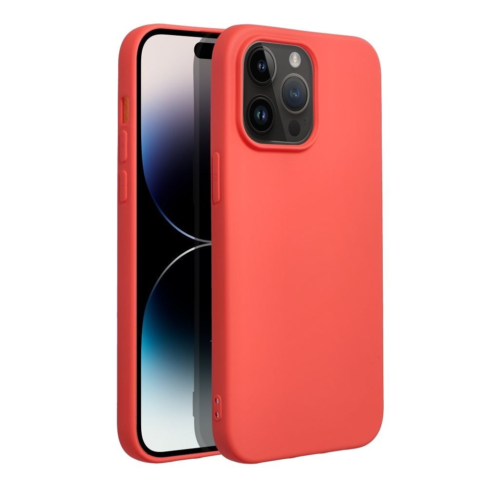 Etui Silicone Soft do iPhone 14 Pro Max Peach Pink