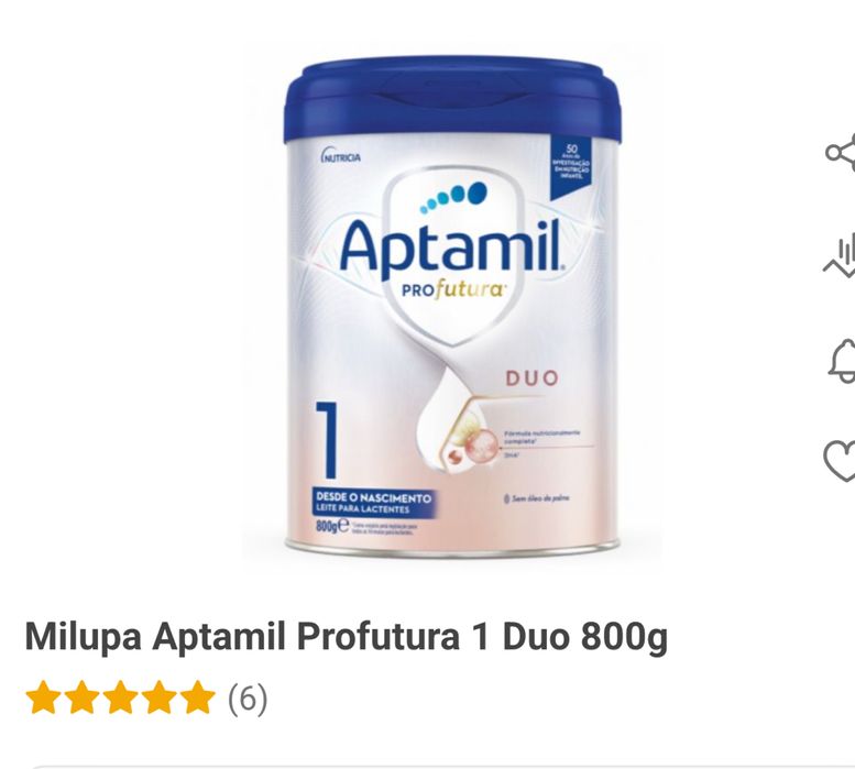 2 Latas de Aptamil 1 Duo