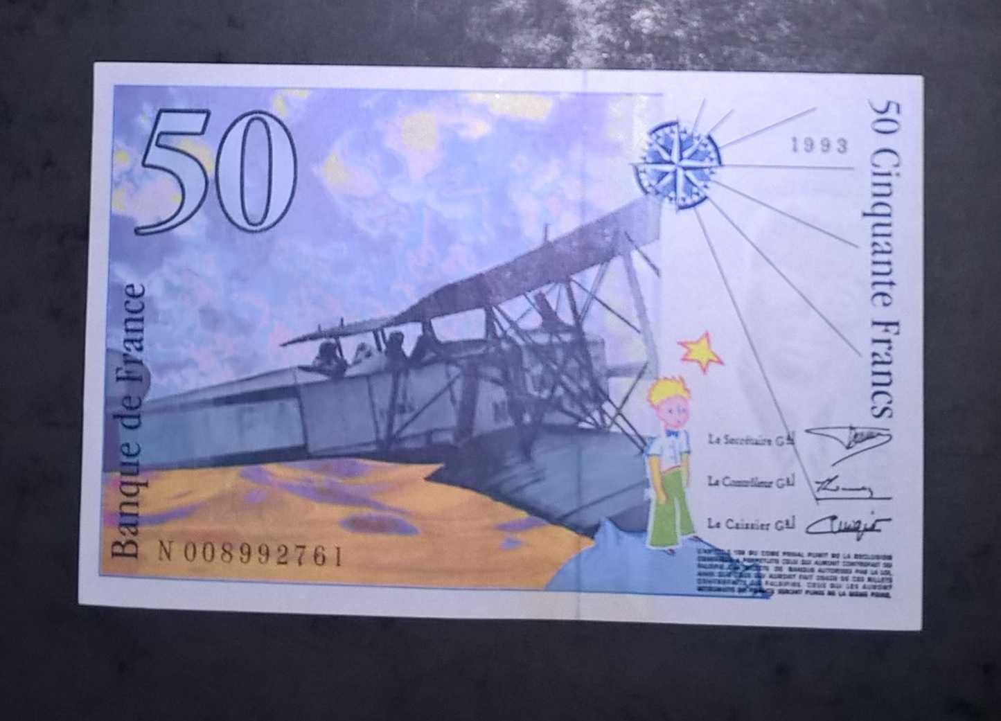 Banknot Francja 50 Franków z 1993r