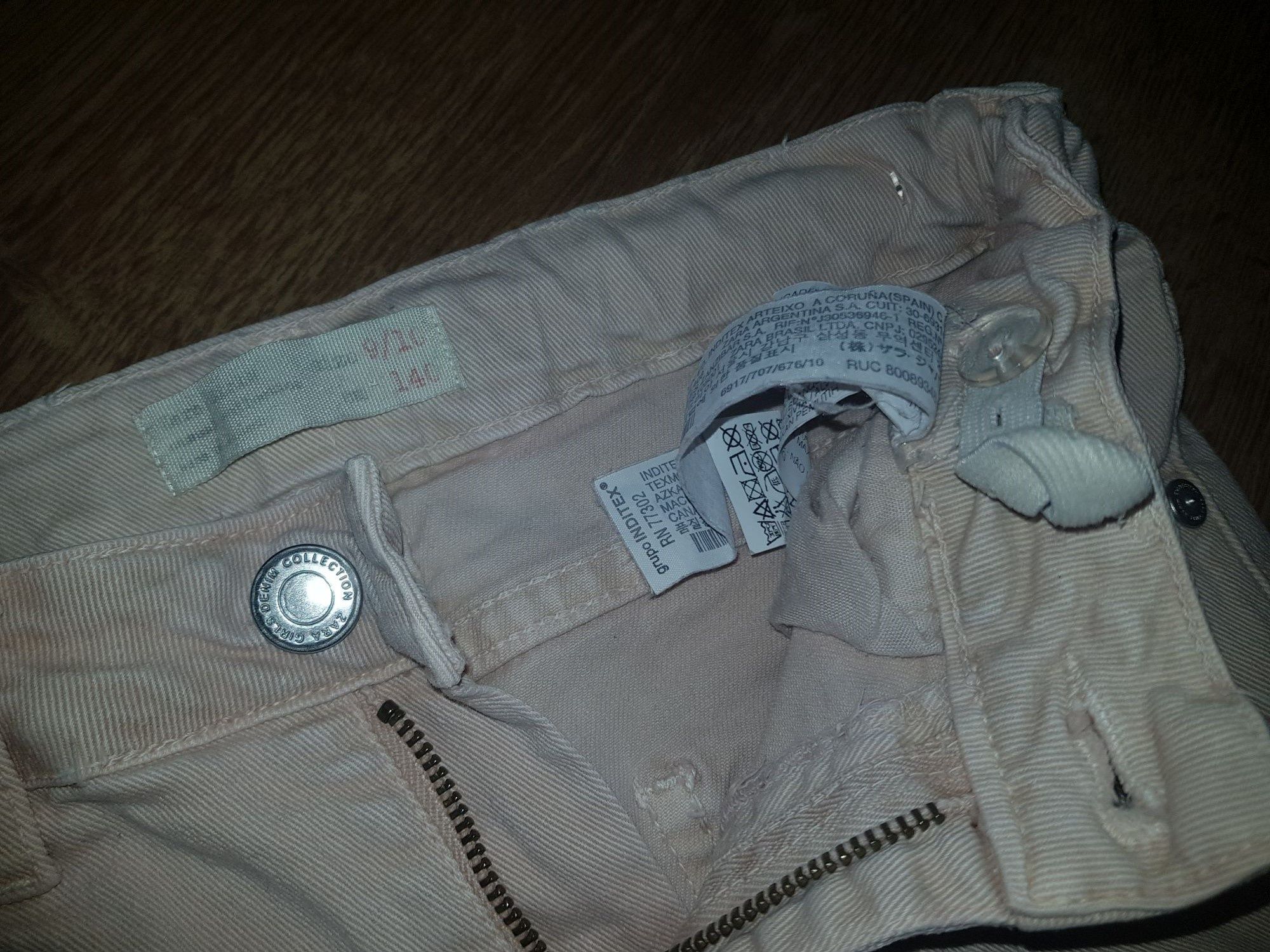 ZARA  spodnie jeansowe rurki 134 cm