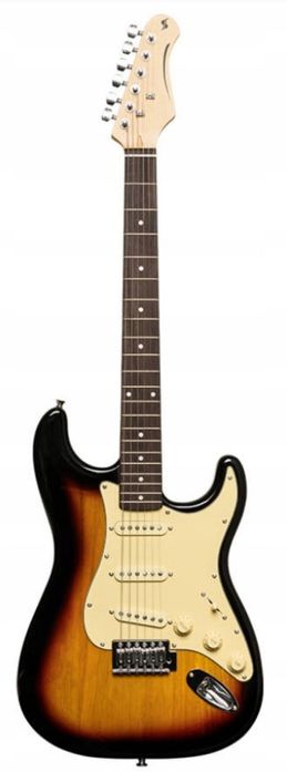 Piękna Gitara elektryczna stratokaster sunburst Nowa Nieużywana