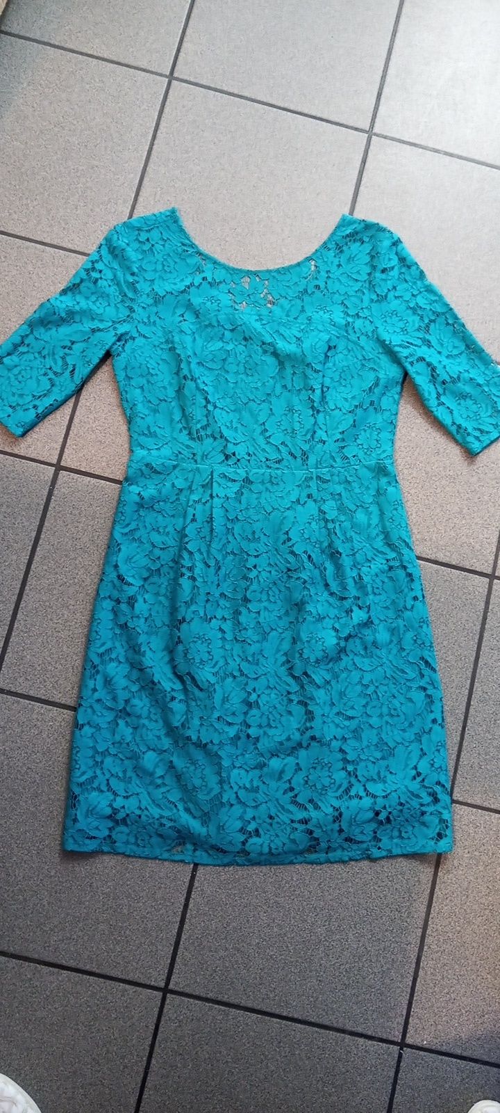 Koronkowa sukienka, rozmiar 36