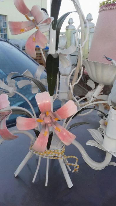 2 candieiros em ferro