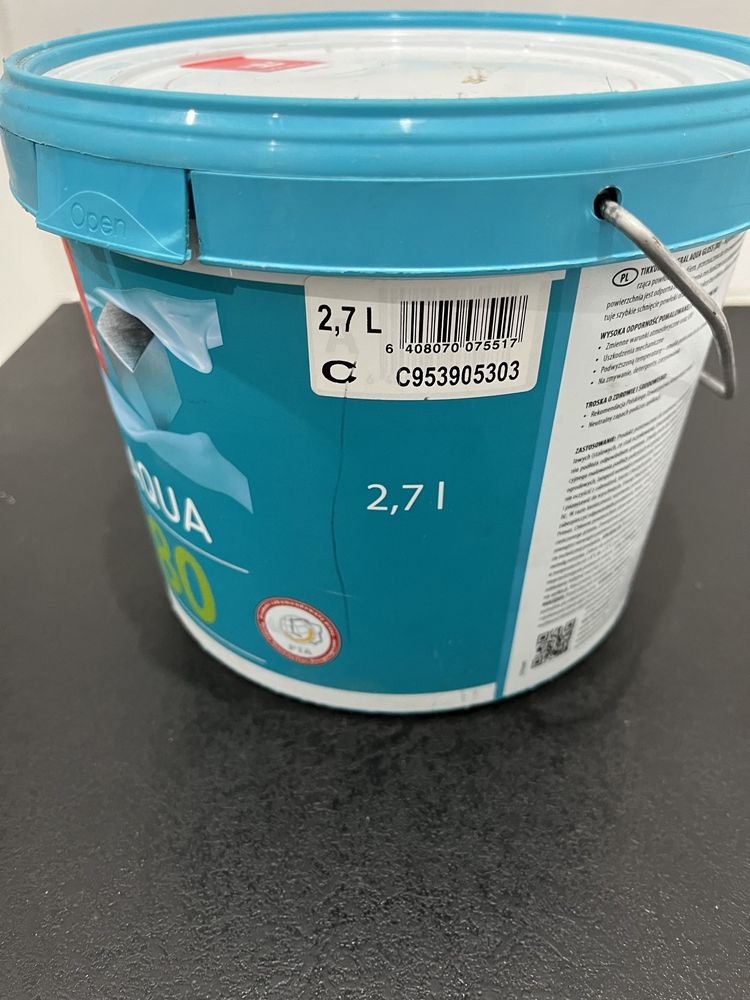 Tikkurila Everal Aqua 80 Gloss 2,7l wodorozcieńczalna emalia akrylowa